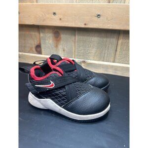 Nike LeBron Soldier XII TD 12 James Bred Black Red Toddler Size 6C AH1690-001